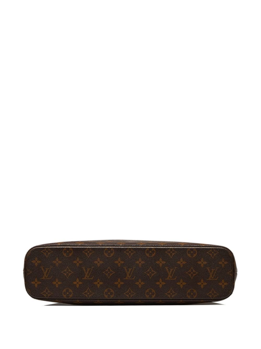 Pre-owned Louis Vuitton Luco Brown Cloth Handbag