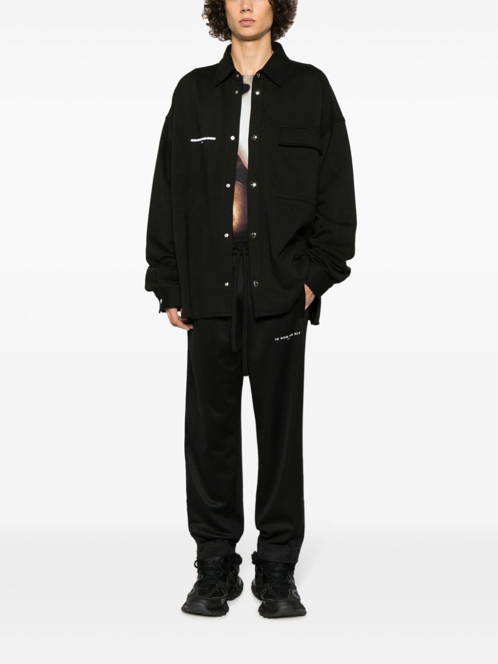 Ih Nom Uh Nit logo-print drawstring trousers - Zwart