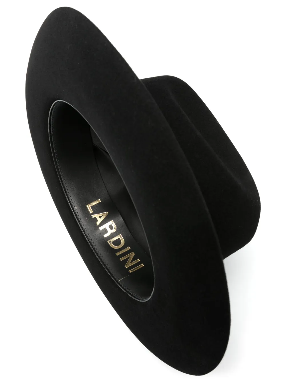 Lardini Fedora hoed - Zwart
