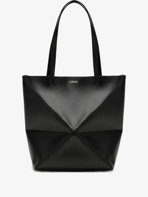 LOEWE Puzzle Fold leather tote bag