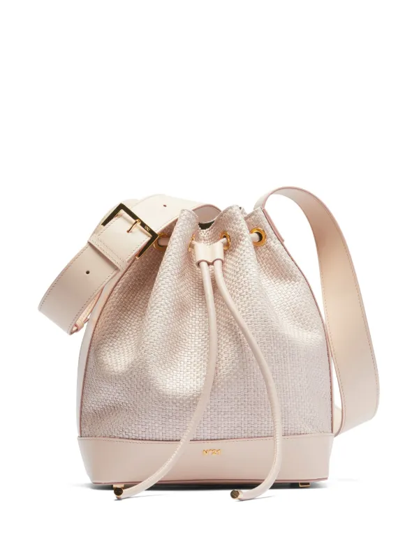 Nº21 Sac Seau En Raphia à Design Tressé Tons Neutres FARFETCH TN