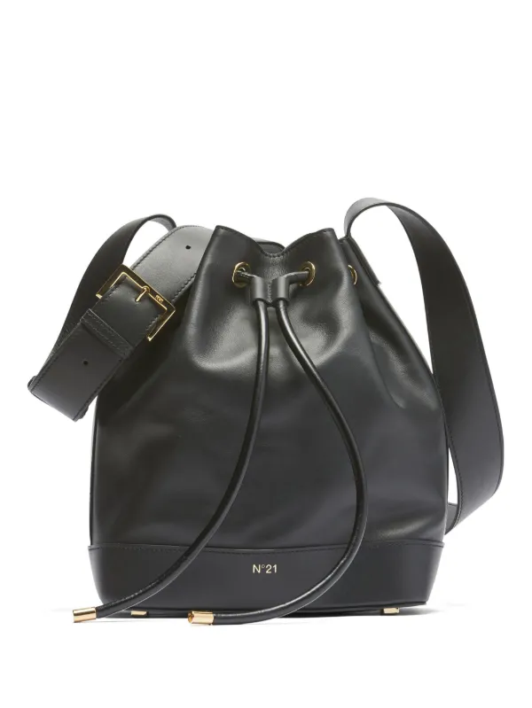 Leather bucket handbags online