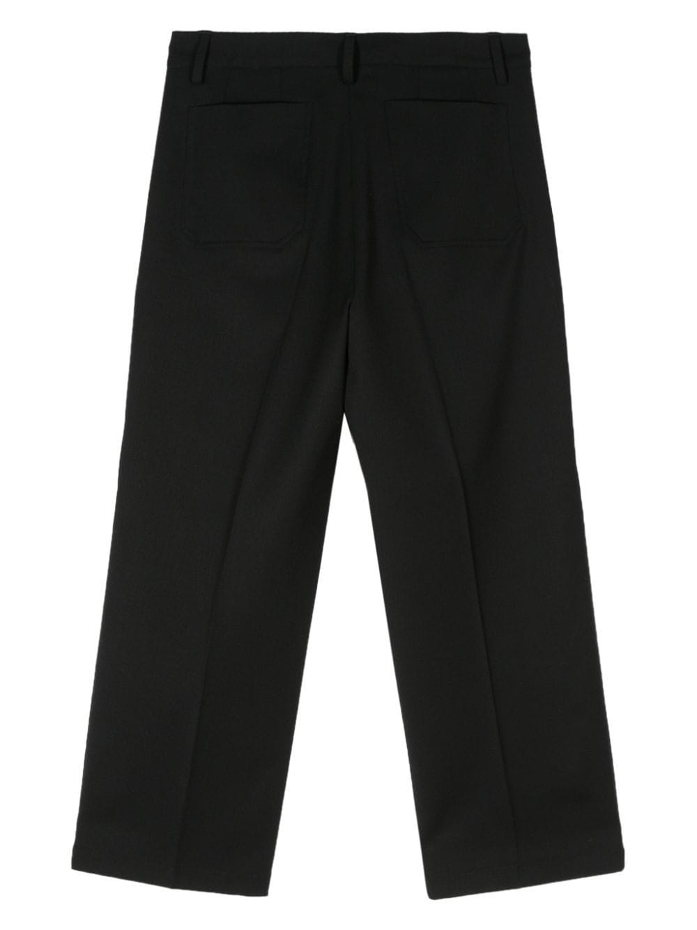 Shop N°21 Straight-leg Tailored Trousers In Black