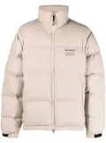 Axel Arigato logo-print padded jacket - Brown