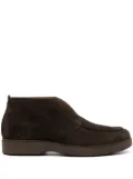 Henderson Baracco almond-toe suede ankle boots - Brown