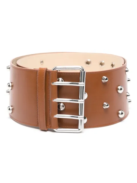 Blumarine spike stud-embellished leather belt