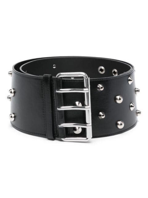 Blumarine spike stud-embellished leather belt