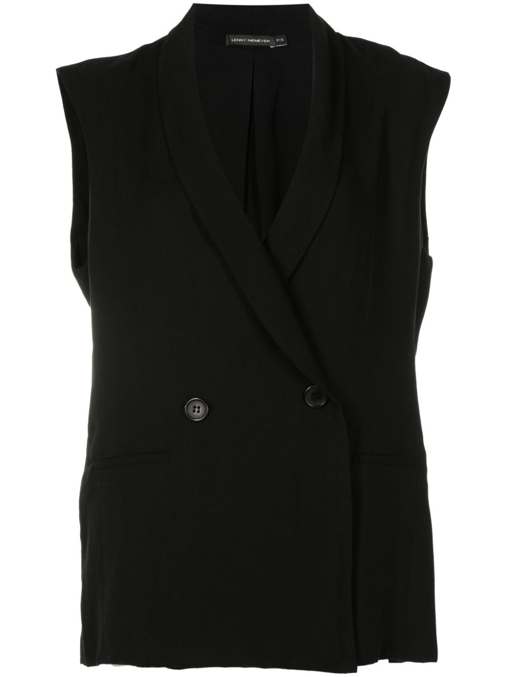 Lenny Niemeyer double-breasted tailored waistcoat - Black