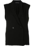 Lenny Niemeyer double-breasted tailored waistcoat - Black