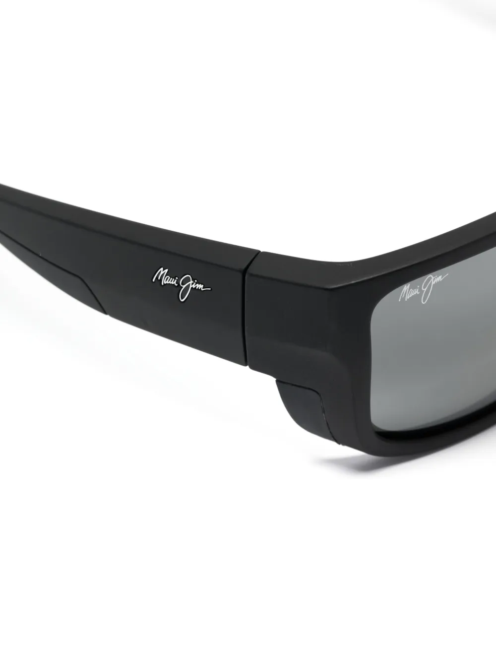 Maui Jim Amberjack zonnebril met vierkant montuur Zwart