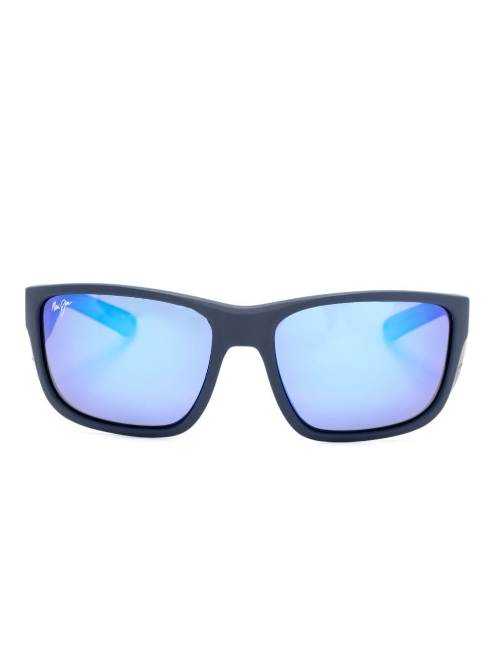 Maui Jim Amberjack Square-frame Sunglasses In Blau