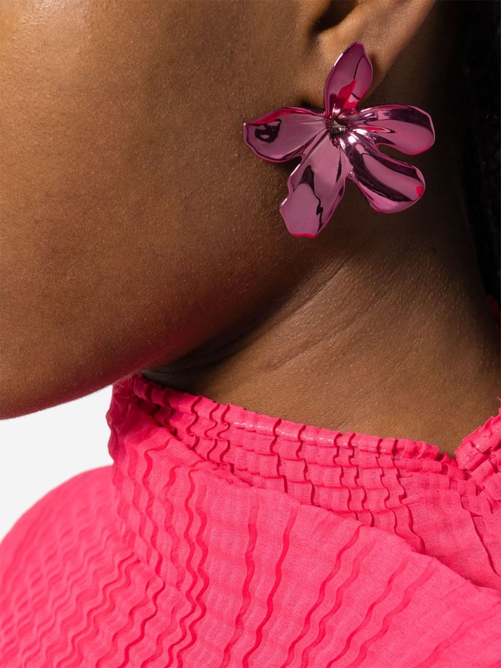 Image 2 of Hugo Kreit floral stud earrings