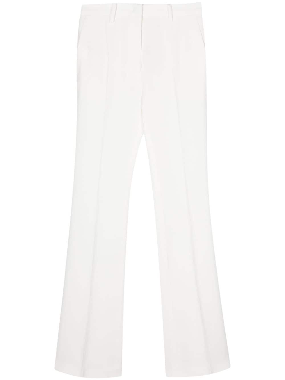 N°21 Straight-leg Tailored Trousers In 白色
