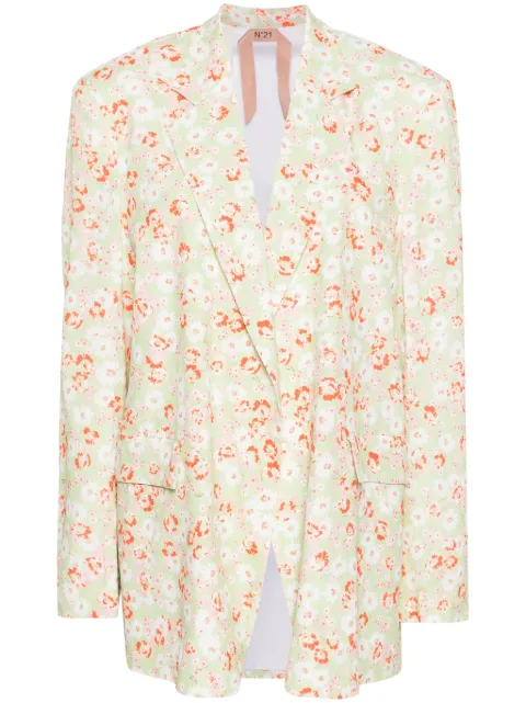Nº21 Blouse met bloemenprint