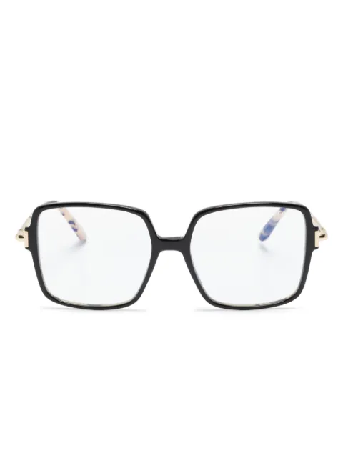 TOM FORD Eyewear tortoiseshell-effect square-frame glasses