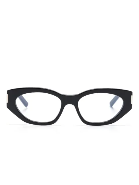 Saint Laurent Eyewear polished-effect cat-eye glasses 