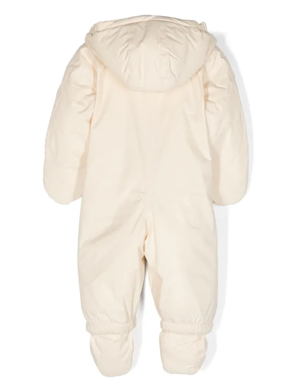 K Way Kids striped zip up snowsuit kids Polyester Polyamide Polyamide 12 mth Neutrals