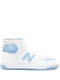 New Balance BB480 panelled sneakers - White