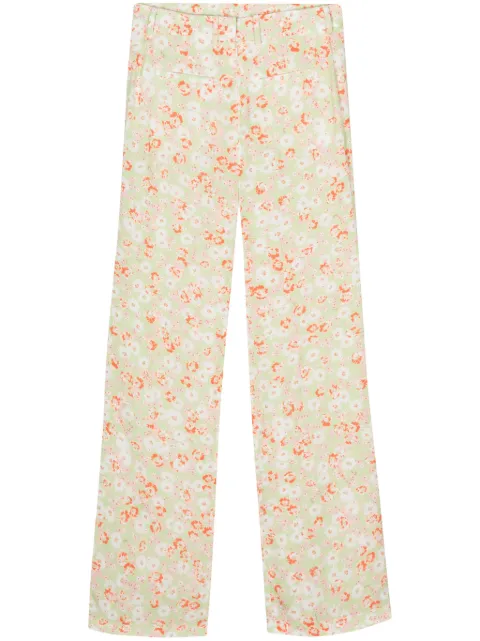 Nº21 low-waist wide-leg trousers