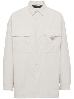 Prada Double Match Silk Shirt - Farfetch