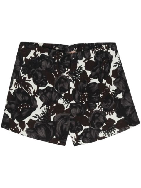 Nº21 shorts con estampado floral