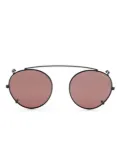 Dita Eyewear matte-effect pilot-frame sunglasses - Black
