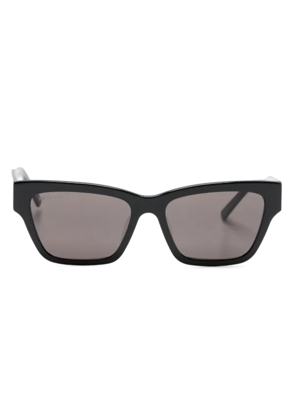 Balenciaga Eyewear スクエア眼鏡フレーム | ブラック | FARFETCH JP