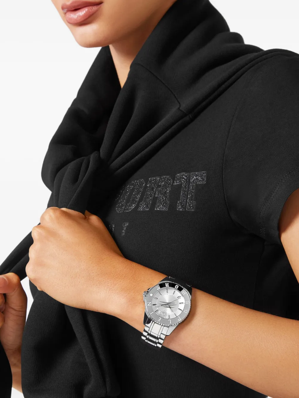 Plein Sport Modello in acciaio inossidabile 40mm - Argento