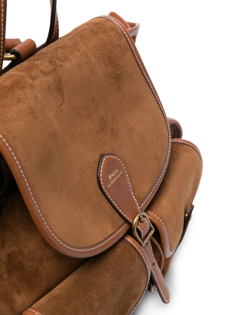 Polo Ralph Lauren Bellport suède rugzak Bruin
