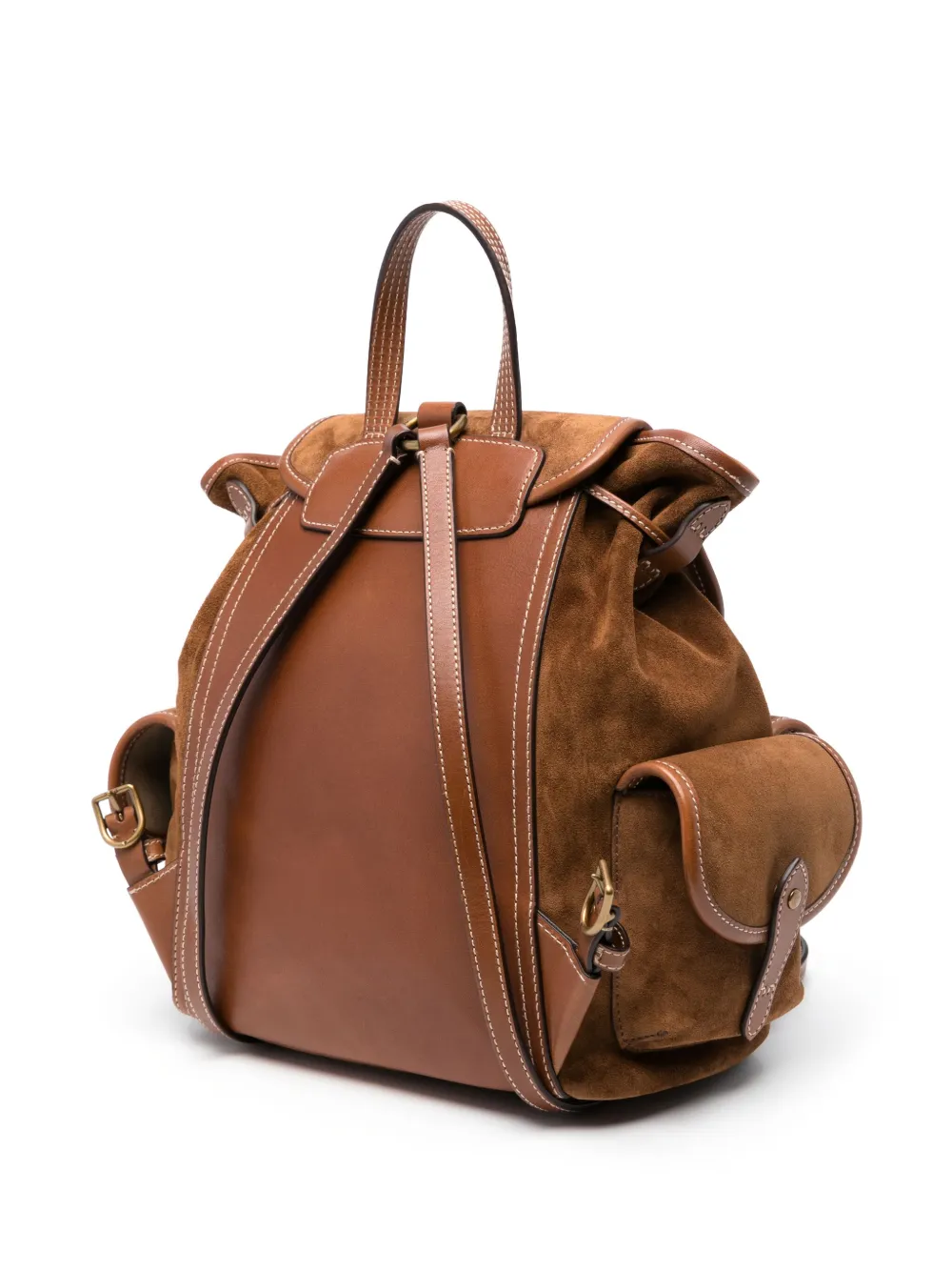 Polo Ralph Lauren Bellport suède rugzak Bruin