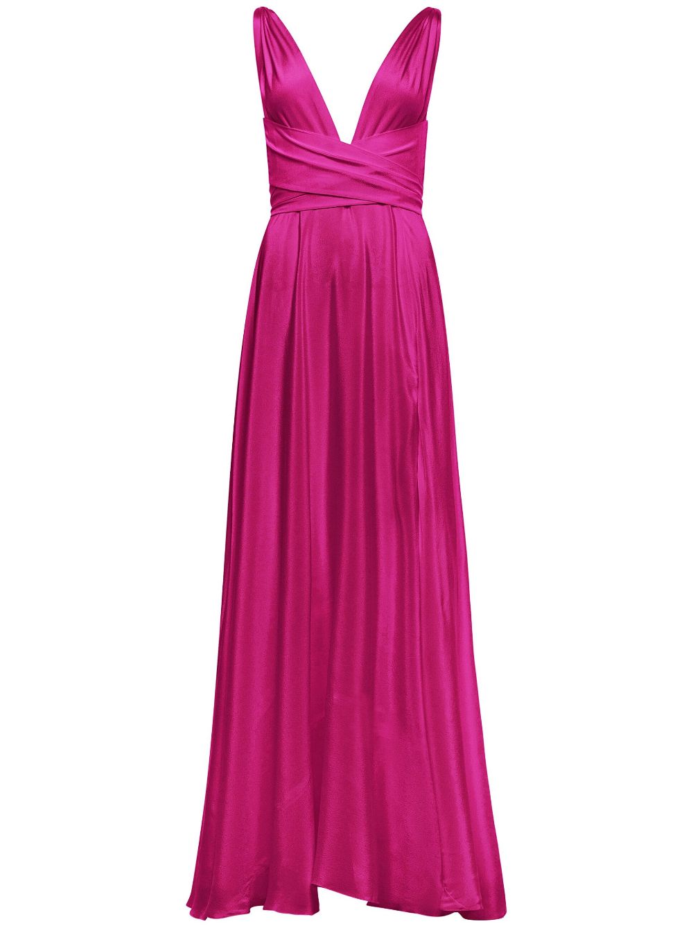 Shop Azeeza Cirrus Silk Gown In Pink