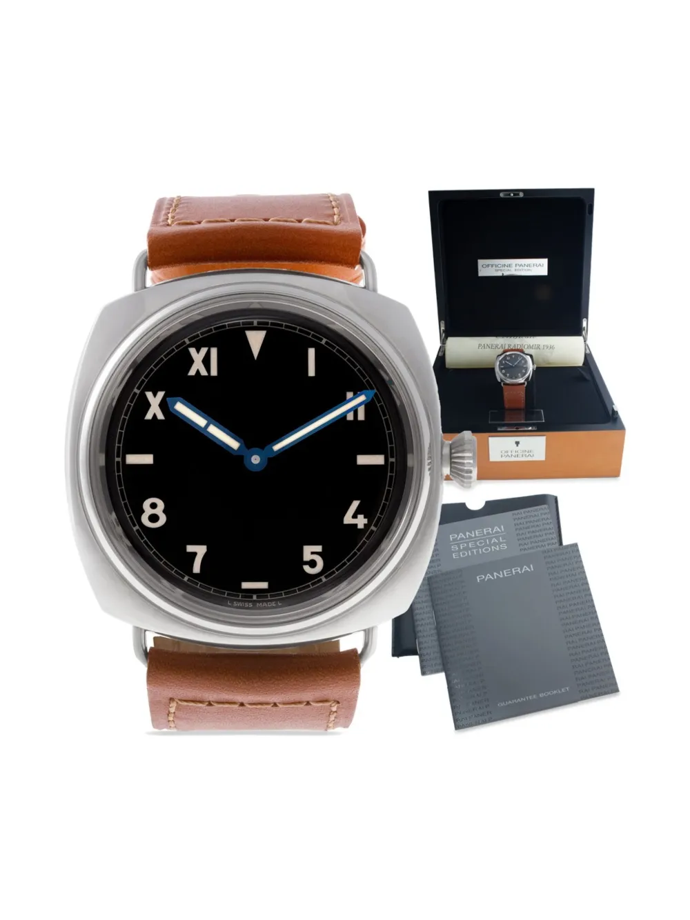 Pre-owned Panerai 2008  Radiomir 45mm In Black