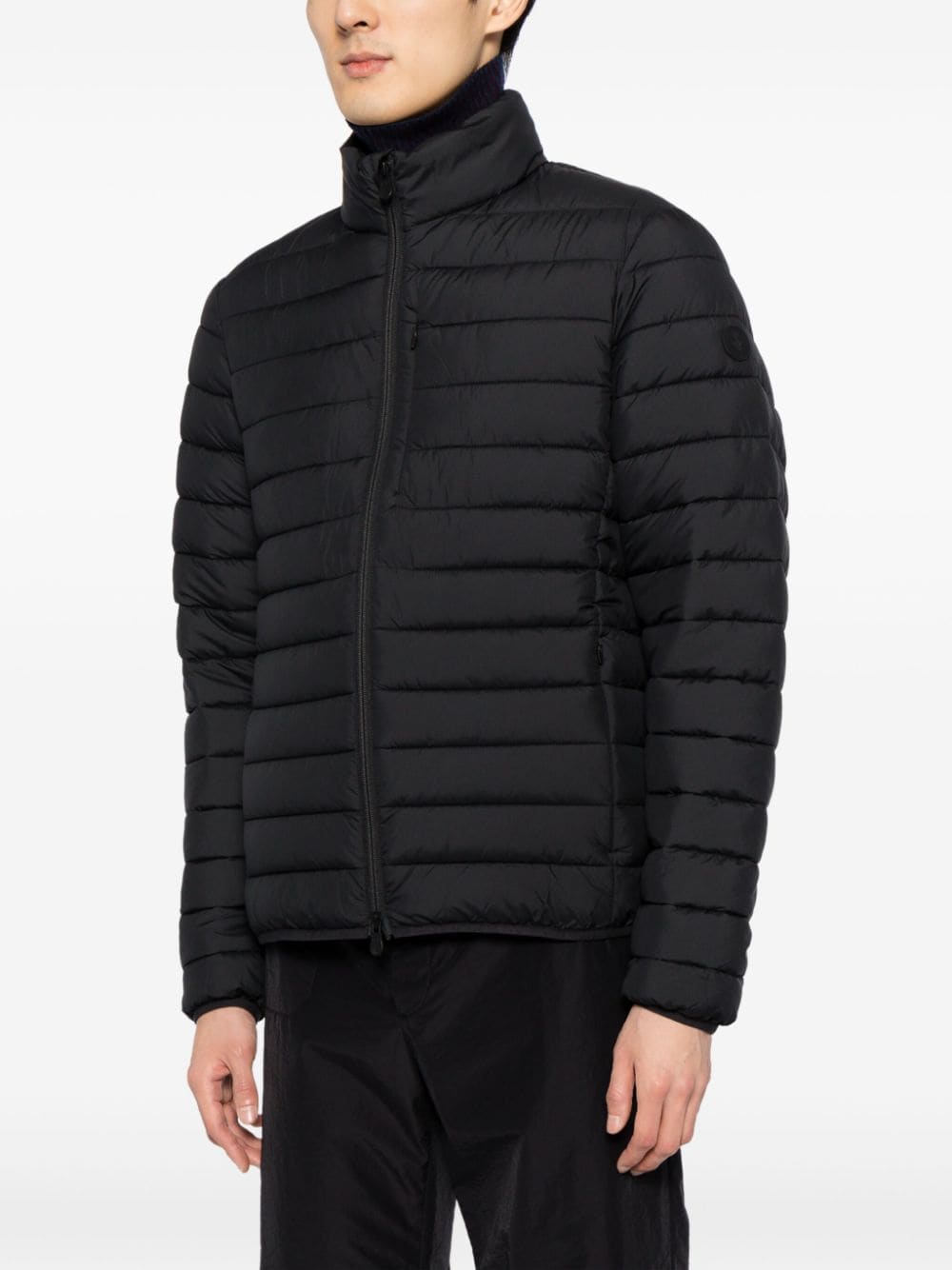 Shop Save The Duck Alexander Quilted Jacket In Black