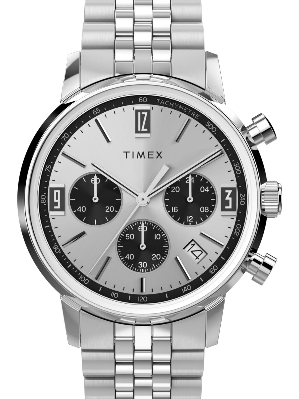 TIMEX Marlin Chronograph Tachymeter 40mm 腕時計 | シルバートーン | FARFETCH JP