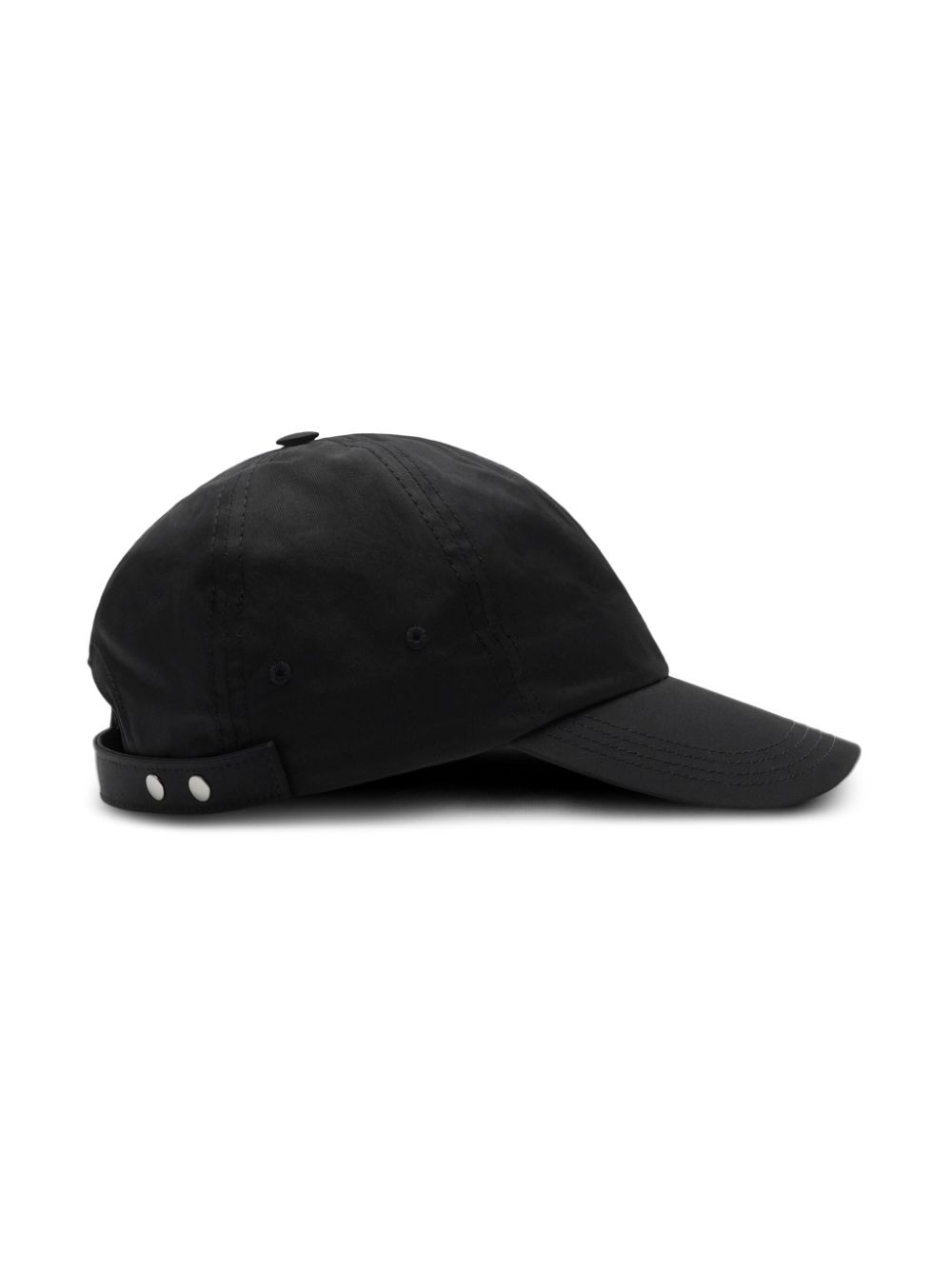 Shop Burberry Ekd Cotton Baseball Cap In Black