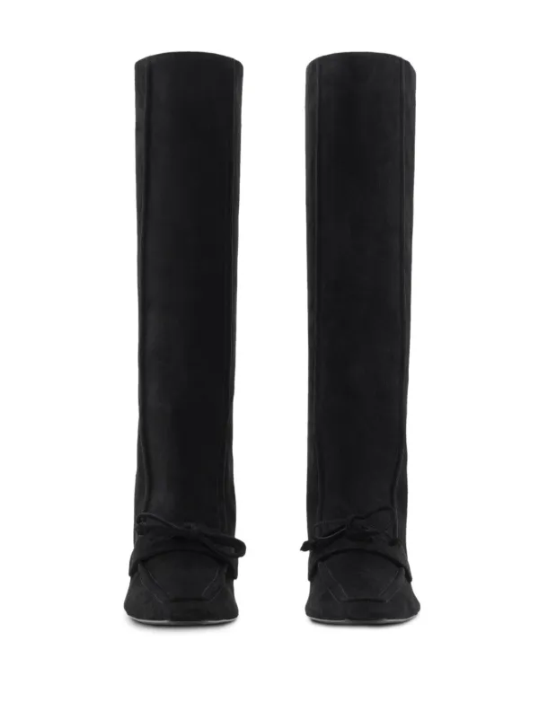 Burberry Storm 50mm Suede Boots Farfetch