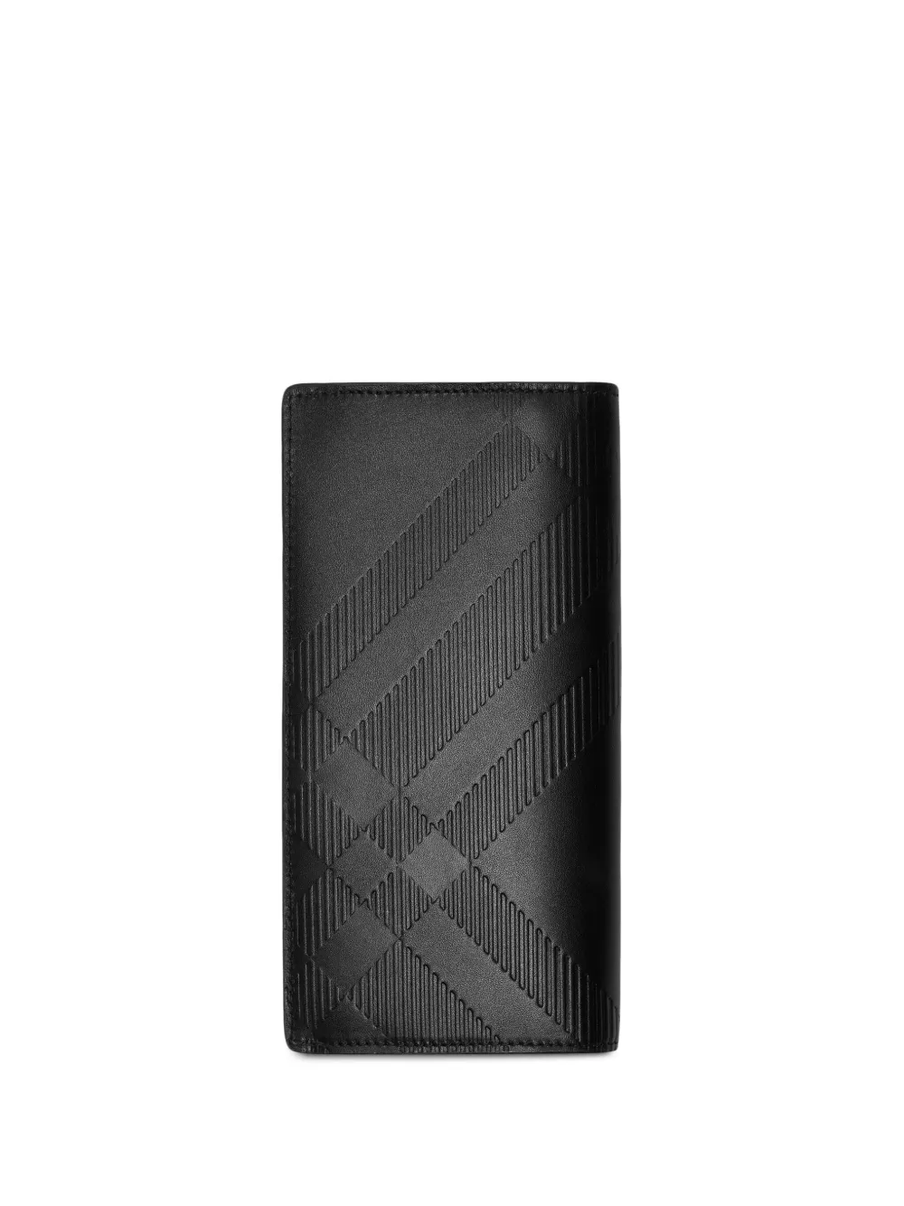 Shop Burberry Continental Leather Wallet In Black