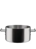 Alessi two-handles steel casserole - Silver