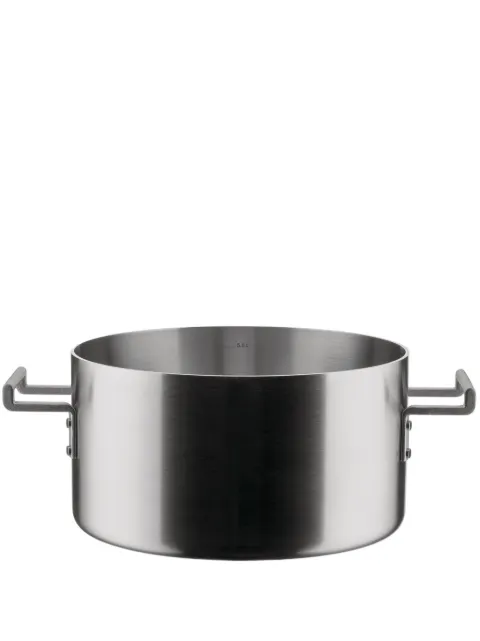 Alessi two-handles steel casserole 