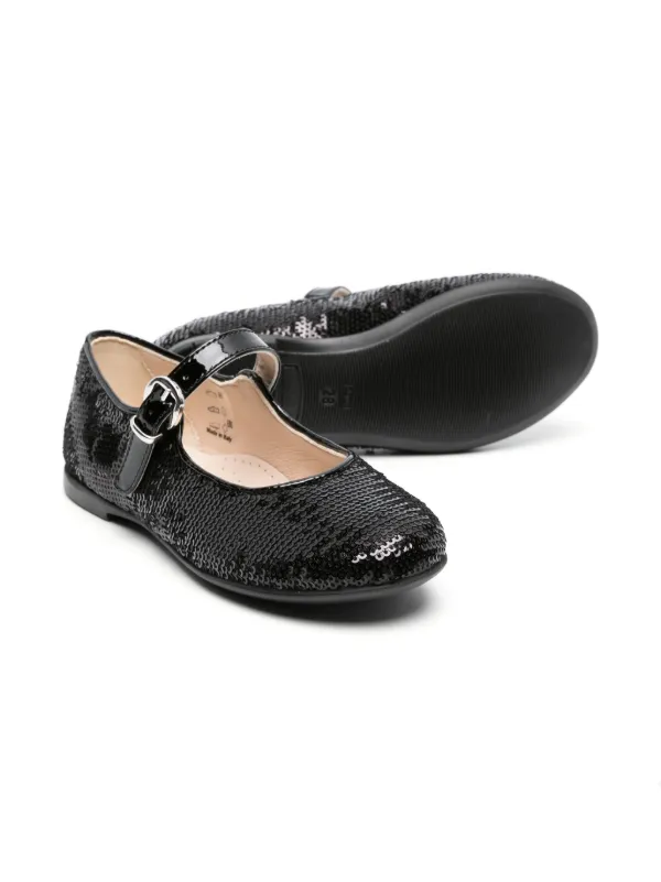 Ballerine con sale paillettes