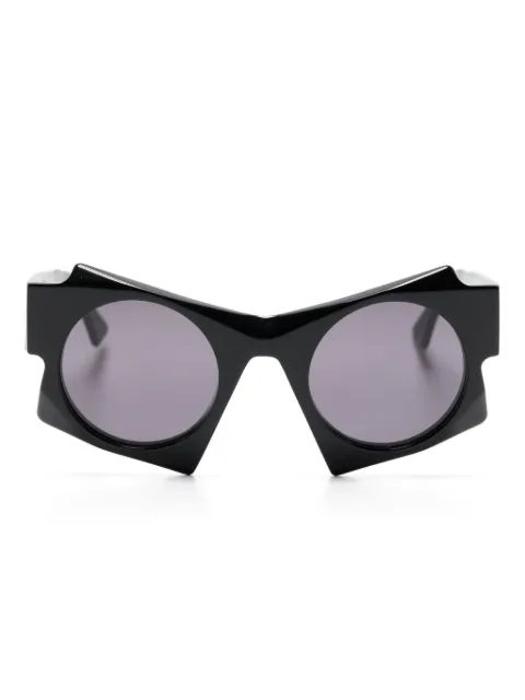 Kuboraum U5 geometric-frame sunglasses