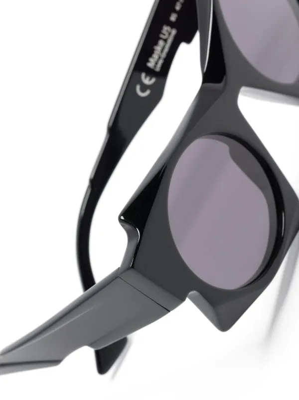 Kuboraum U5 geometric-frame Sunglasses | Black | FARFETCH OM display picture 1