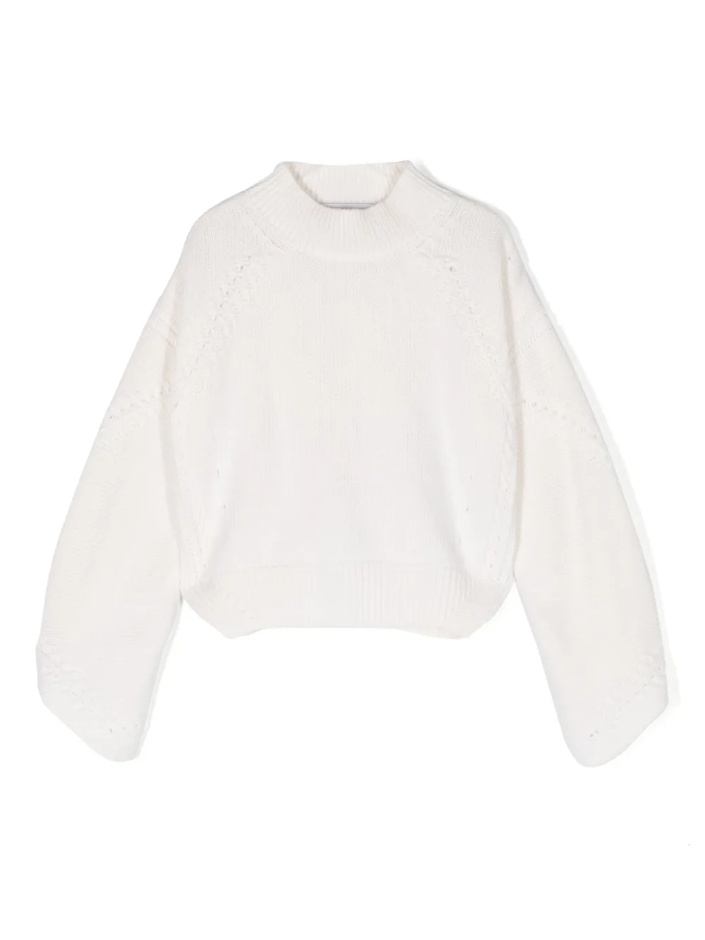 Er no Scervino Junior Trui met wijde mouwen Wit
