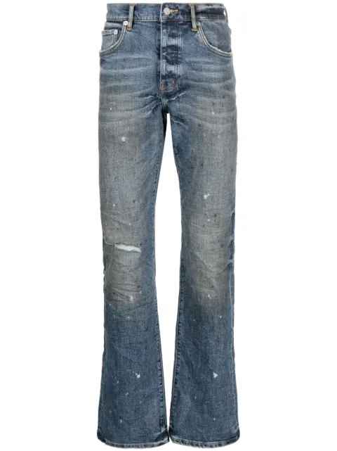 Purple Brand jeans bootcut con motivo de salpicaduras de pintura