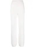 Lorena Antoniazzi cable-knit straight-leg trousers - White