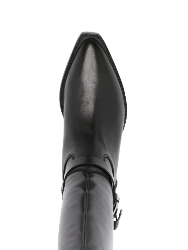 【ASH】 DURAN スエードブーツ Ash Duran 55mm Leather Boots | Black | FARFETCH