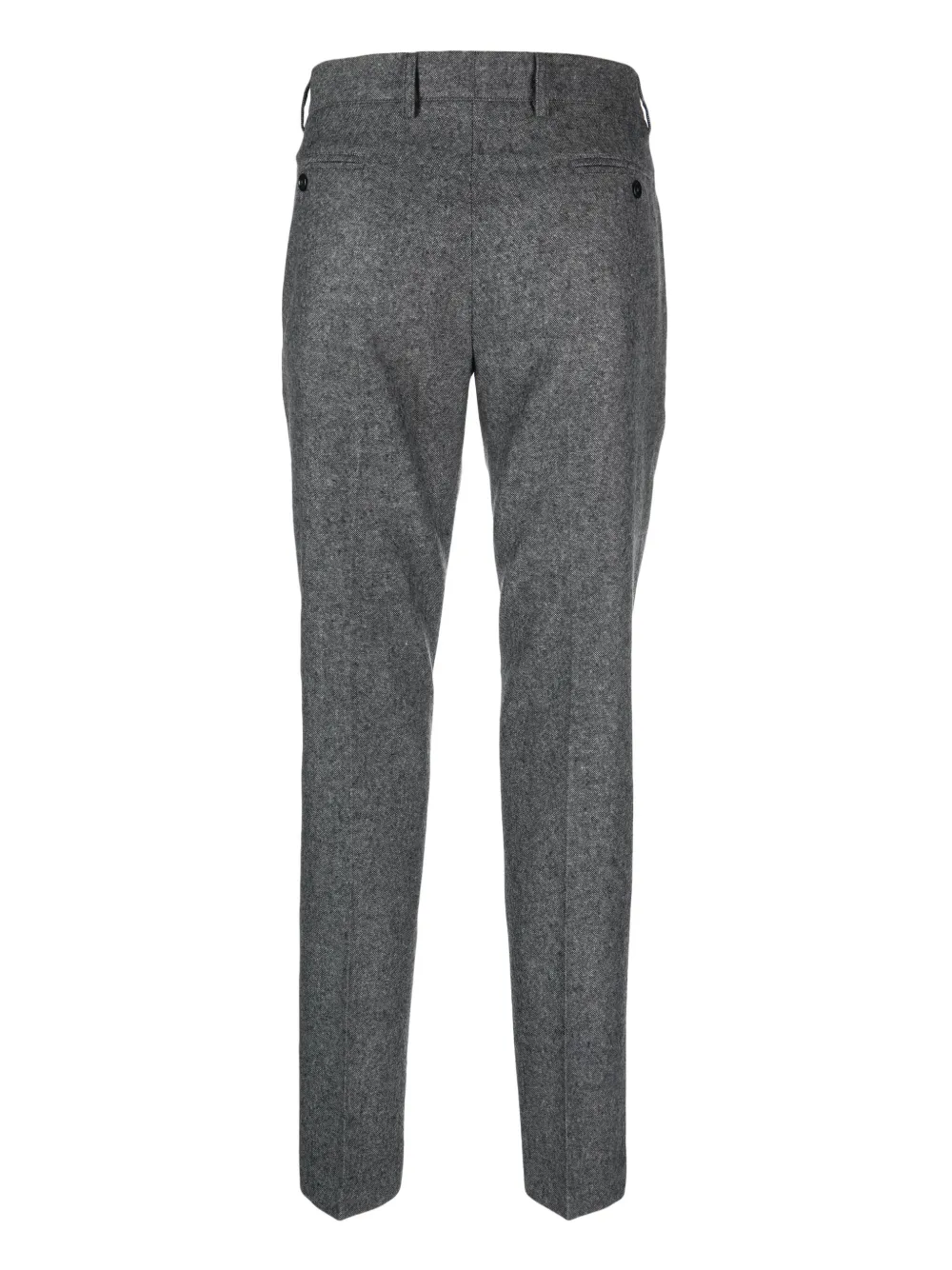 Daniele Alessandrini mélange-effect tapered trousers - Grijs