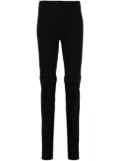 Isabel Benenato layered slim-cut trousers - Black