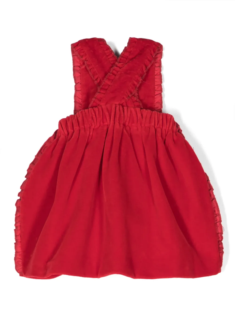 La Stupenderia Jurk met oversized strik - Rood