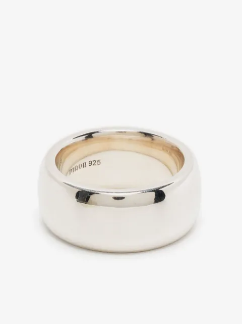MAOR chunky-band polished-finish ring